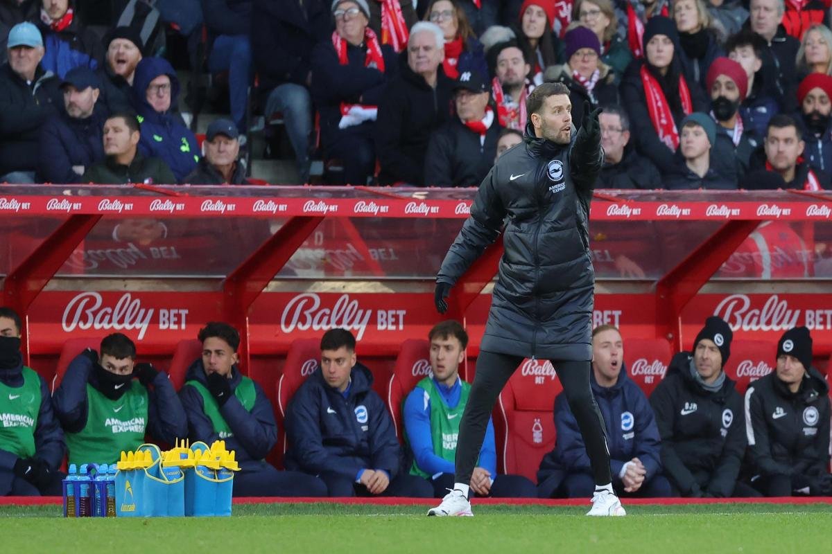 Albion football team in action
