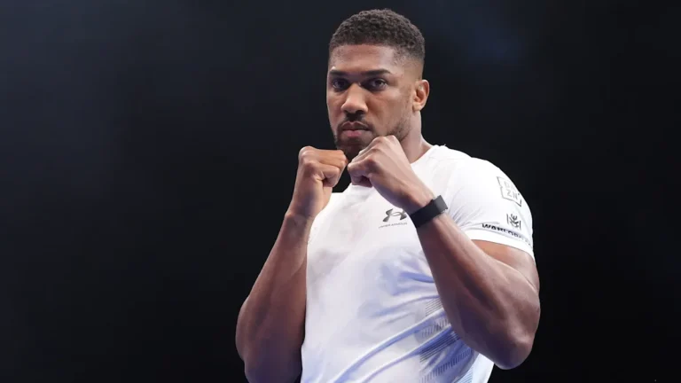 Anthony Joshua car crash scene