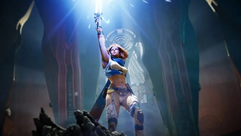 A group of gamers playing a video game together, with a disappointed expression on their faces, highlighting the failure of Highguard to meet their expectations, a game that was supposed to be the next big thing in the UK gaming scene