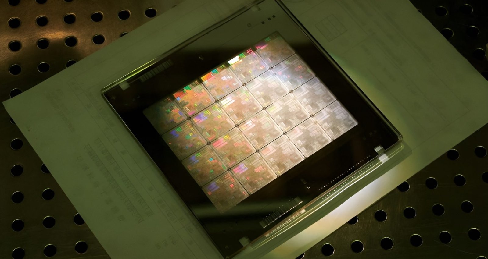 NVIDIA's AI computing power driven by Moore's Law, with TSMC's semiconductor supply chain playing a crucial role in the UK's tech sector, featuring a complex colourful design