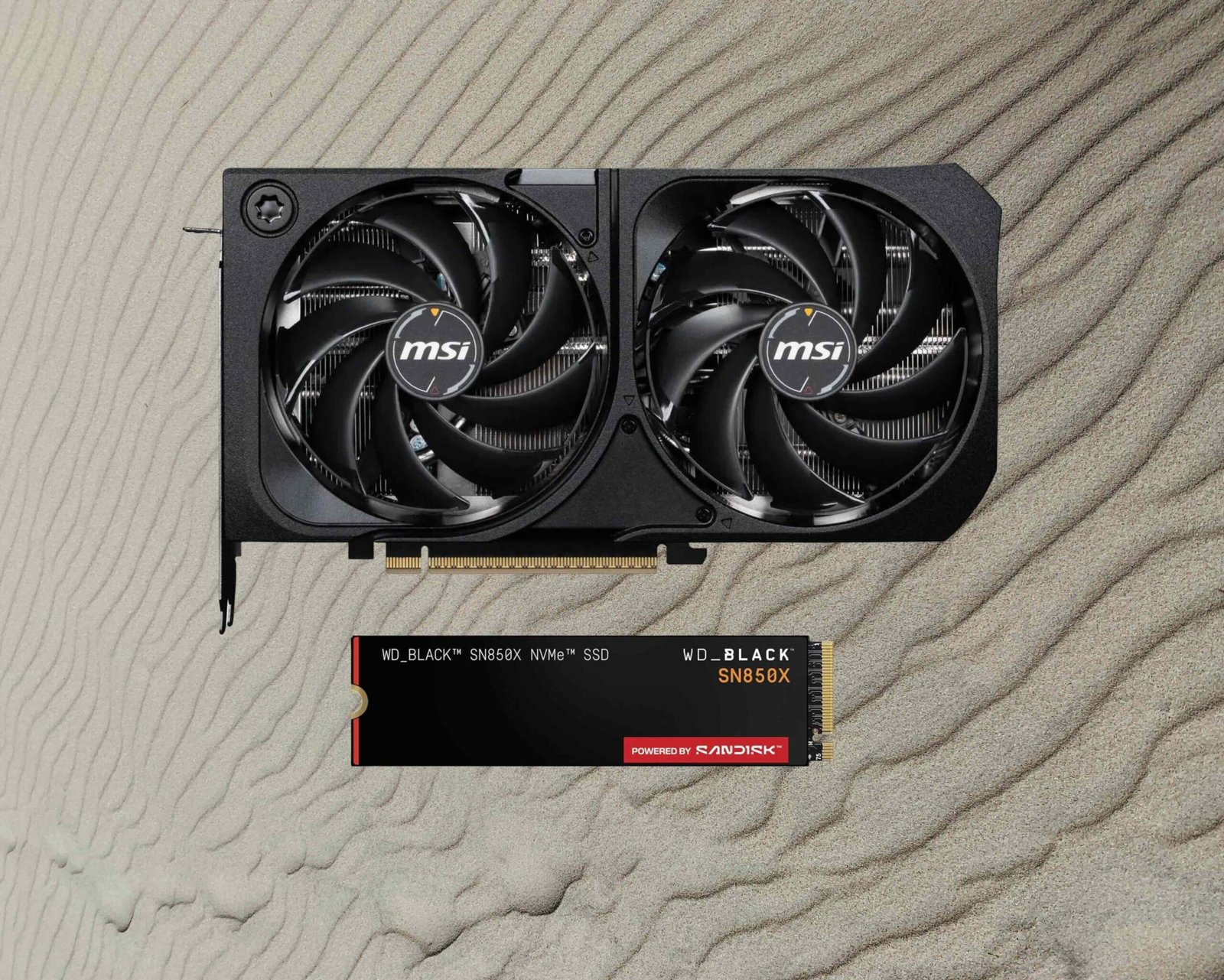 Featured image of GeForce RTX 5070 Shadow 2X and 8 TB WD SN850X SSD combo, showcasing their sleek design and impressive specs, perfect for UK gamers looking to upgrade their setup