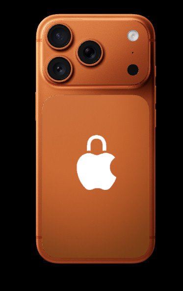 Apple iPhone and iPad devices authorized by NATO for use with classified information, featuring a secure login screen and a map of the UK in the background, highlighting the importance of mobile device security