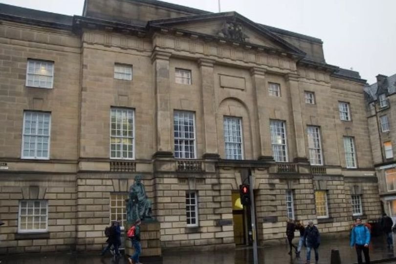 A group of people in Edinburgh, with a blurred background, highlighting the city's vibrant colour and community spirit, despite the presence of organised crime, with a focus on the primary keyword 'criminal enterprise'