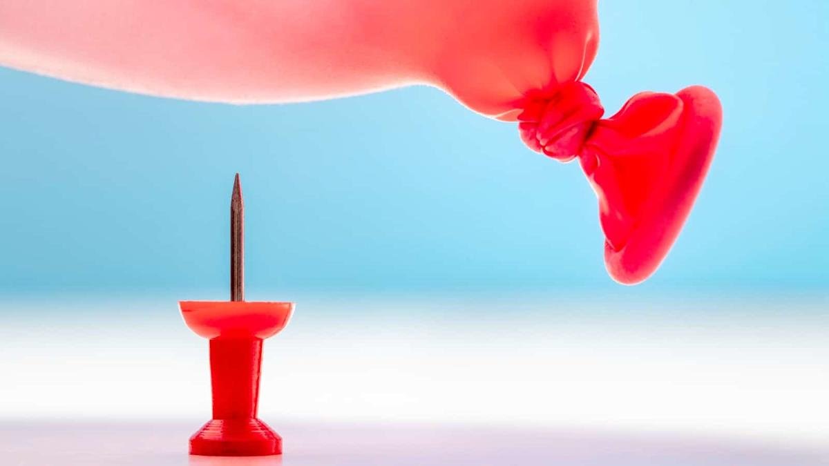 Nvidia shares and stock market graph