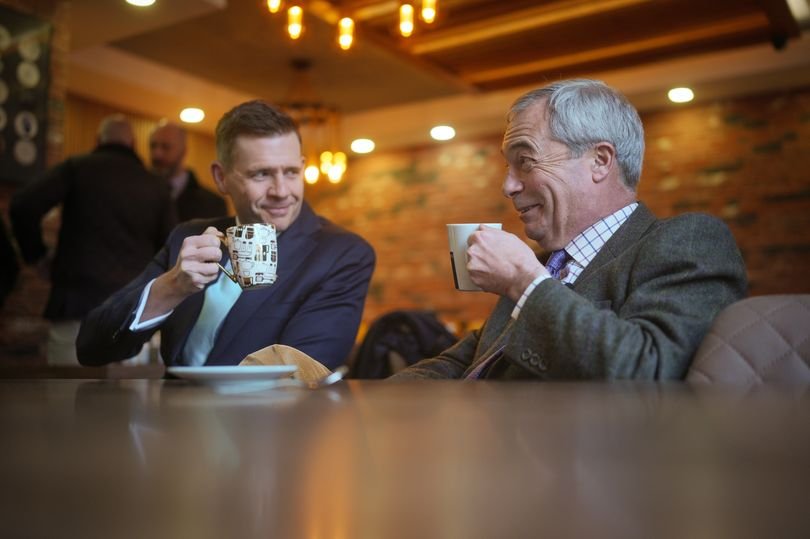 A group of people from different backgrounds coming together, symbolising unity and togetherness, with a subtle hint of a mask in the background, representing the exposure of Reform's true intentions and the primary keyword 'division'