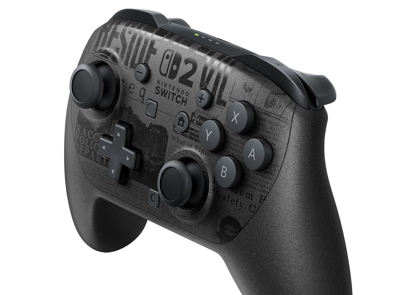 Special edition Switch 2 Pro controller for Resident Evil Requiem, featuring a unique design and colour scheme, perfect for gamers in the UK who love the game and want to showcase their passion