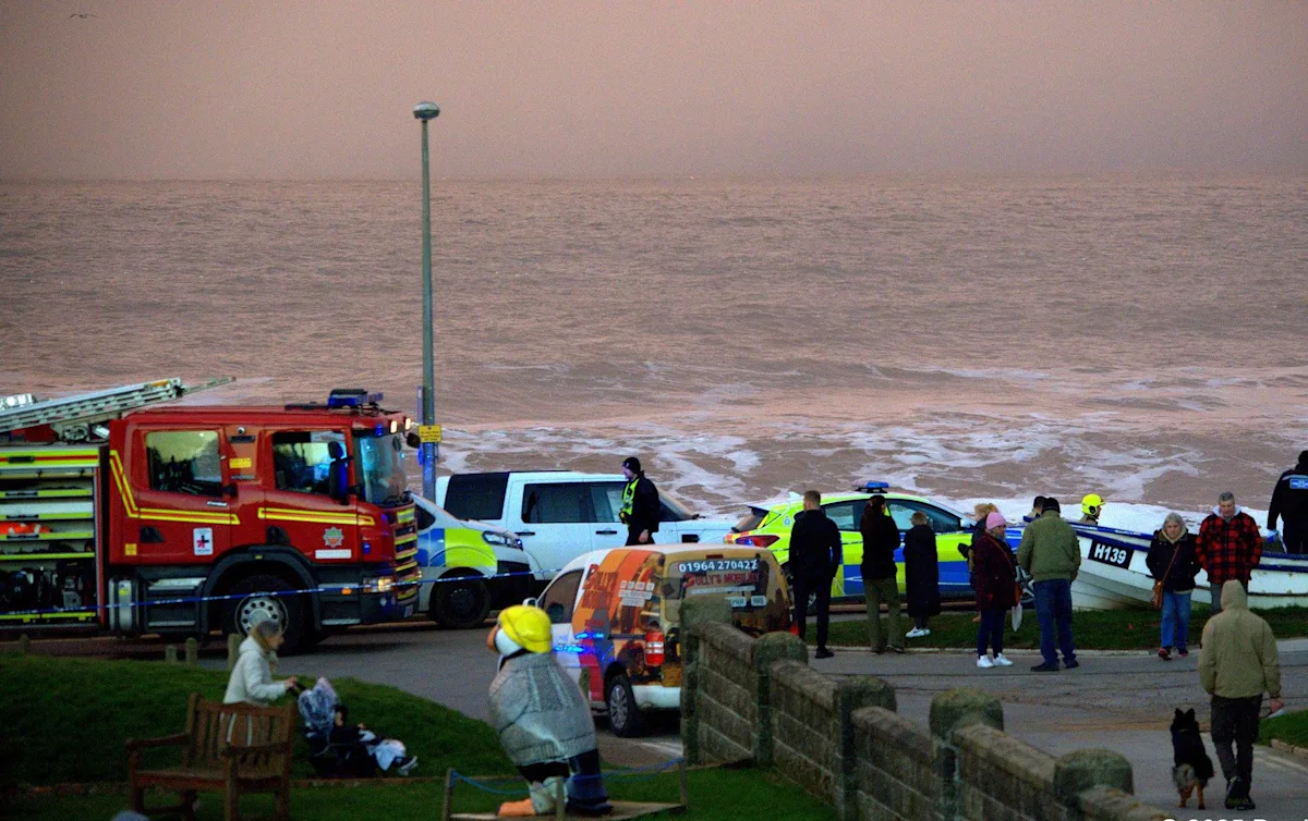 yorkshire coast sea tragedy scene
