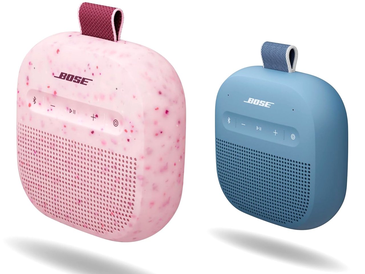 The Bose SoundLink Micro portable speaker in five colours, featuring a waterproof and drop-resistant design, perfect for outdoor use in the UK with a discount of 23% on Amazon