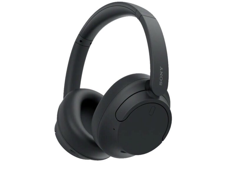 Sony WH-CH720N noise-cancelling headphones in various colours, featuring 360 Reality Audio spatial sound and DSEE technology for restored compressed music to higher fidelity, available at Amazon UK