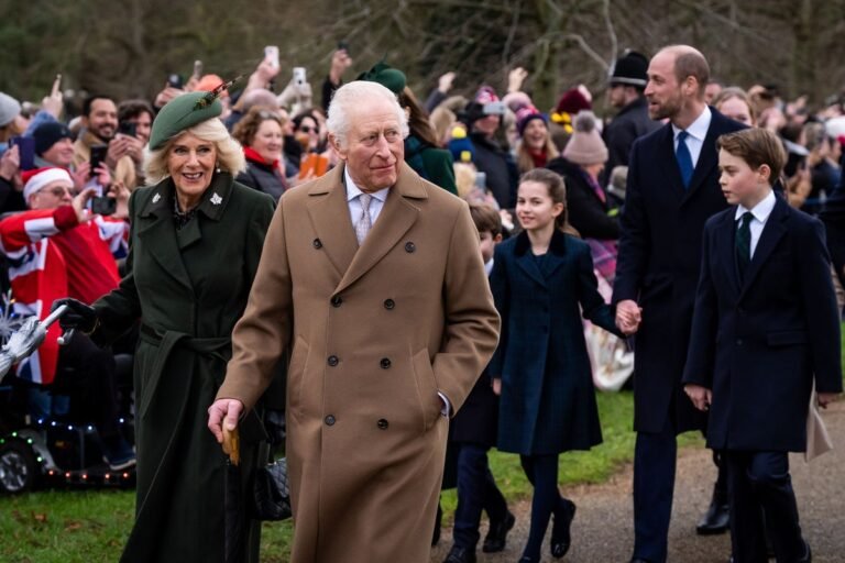 Royal family gathers at Sandringham House