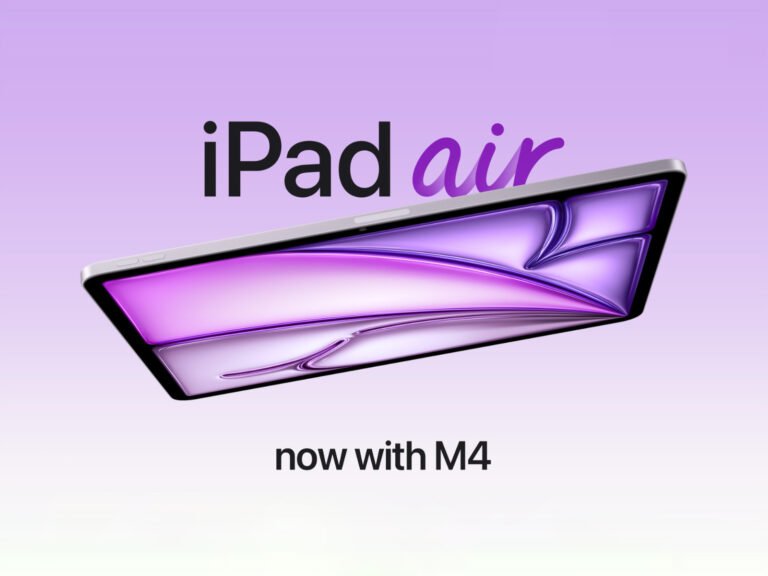 The new Apple iPad Air featuring a 5G modem and increased RAM for enhanced performance, available in 11-inch and 13-inch sizes in the UK