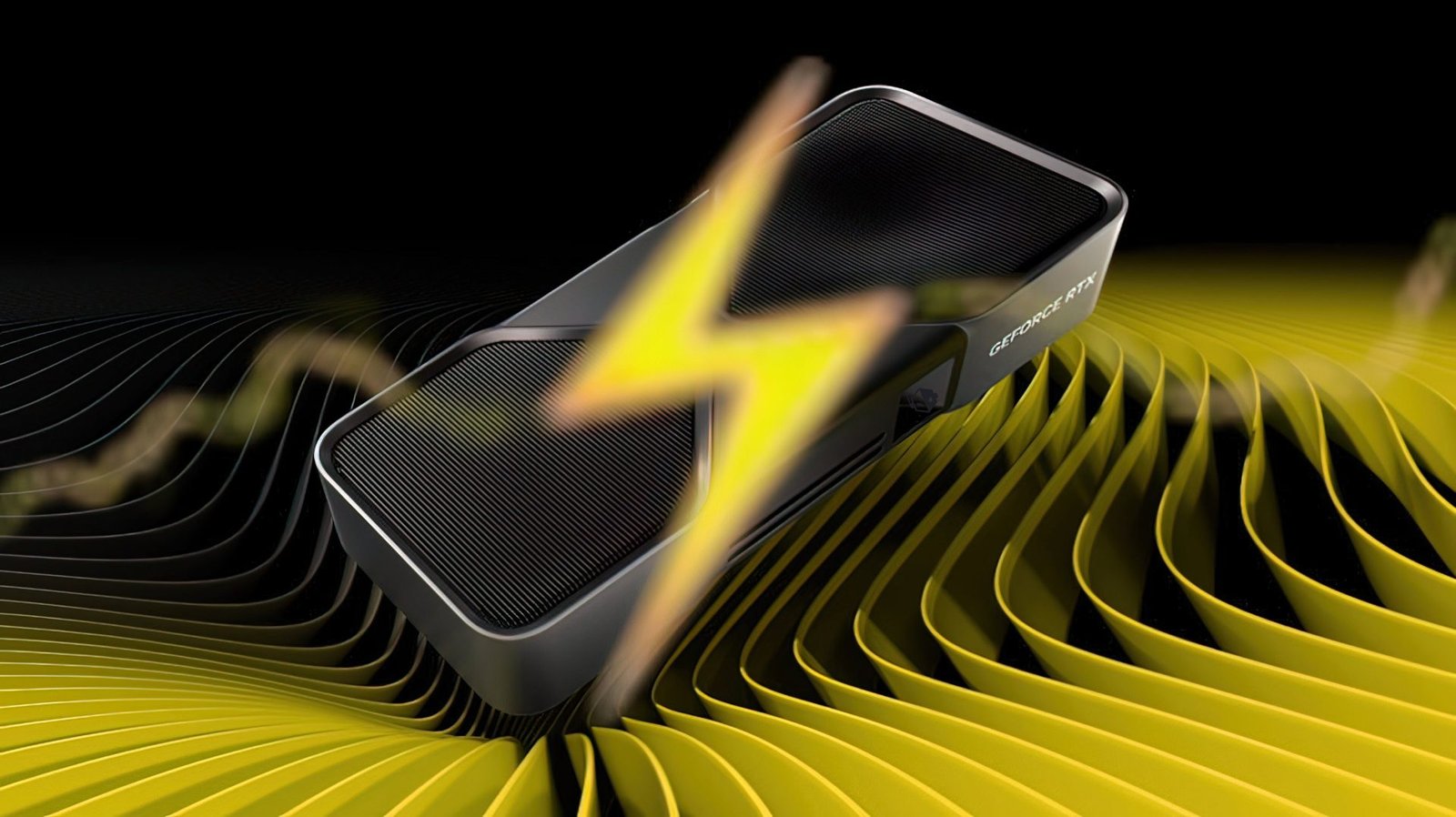 A close-up of an NVIDIA RTX 50 GPU with a restricted voltage warning, highlighting the issue faced by UK gamers, with a focus on the primary keyword 'NVIDIA RTX 50'