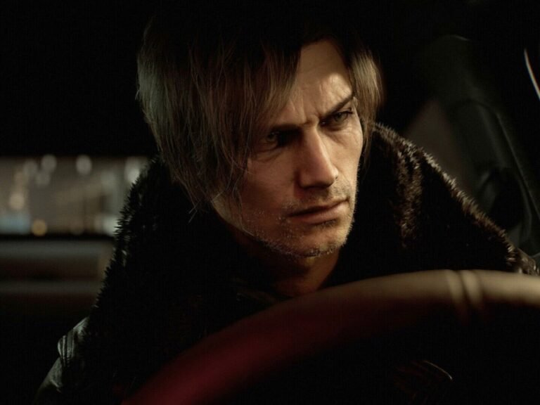 Nvidia's Game Ready driver 595.71 featured image, showing a UK gamer playing Resident Evil Requiem with improved performance and colour graphics