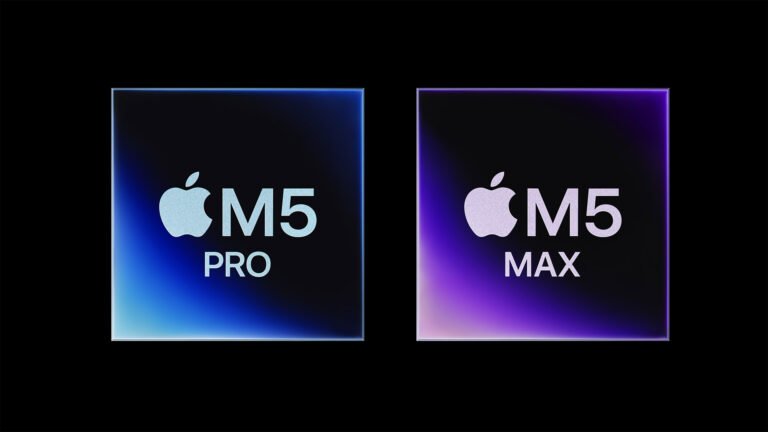 Apple's M5 Pro and M5 Max chips, featuring the groundbreaking Fusion Architecture, set to transform the UK tech scene with improved performance and efficiency, enabling faster processing and enhanced productivity
