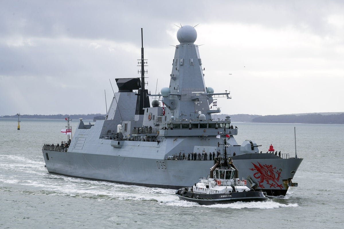 A UK warship deployed to Cyprus, with a backdrop of rising Middle East tensions, the warship's presence is aimed at maintaining regional security and stability, as the US and Iran conflict escalates