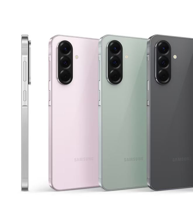 The Samsung Galaxy A37 and A57 devices are displayed in a store, showcasing their sleek designs and colours, with a price tag that may be higher than expected due to the recent pricing leak in the Eurozone