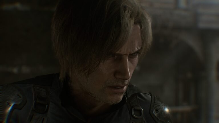 Resident Evil Requiem gameplay screenshot, showcasing the game's intense action and horror elements, with a focus on the upcoming DLC and remake in the UK
