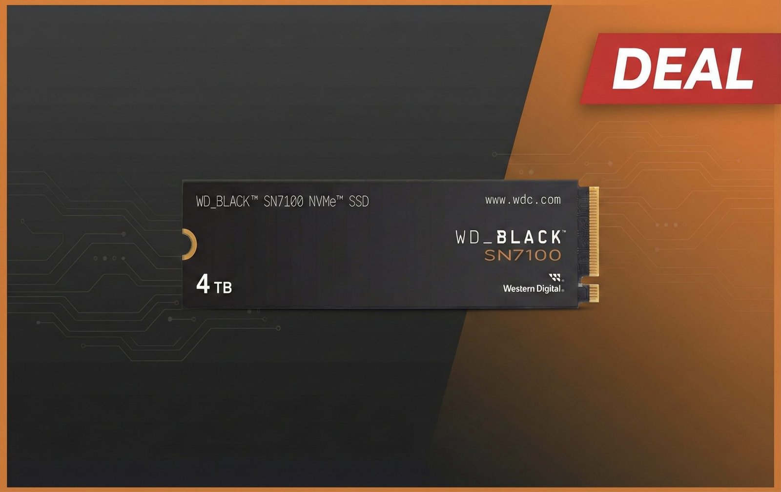 The WD_Black SN7100 4TB NVMe SSD, a high-performance storage solution with Gen4 speeds and TLC NAND, offering exceptional value and performance in the UK, with a 4TB capacity and lightning-fast loading times
