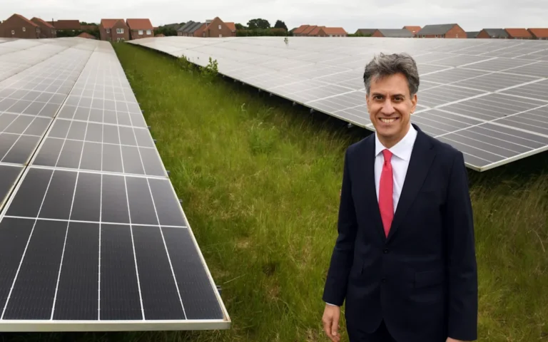 solar farm panels in uk countryside