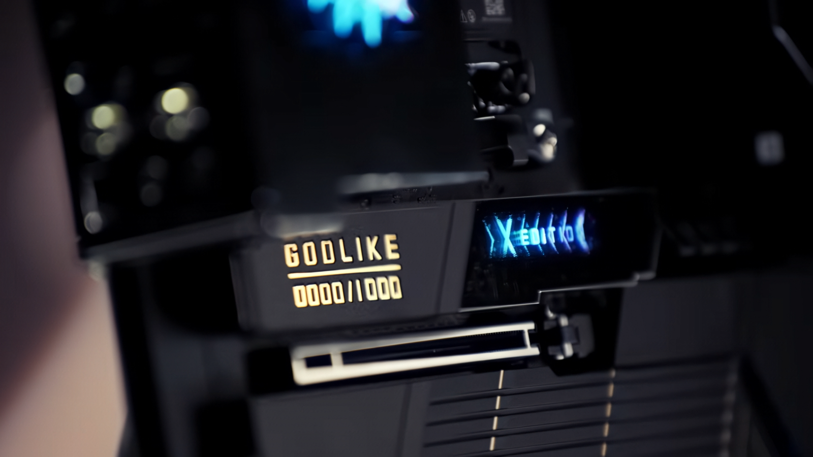 MSI AM5 motherboard with GPU installed, representing the fix for PCIe GPU throttling issue in the UK