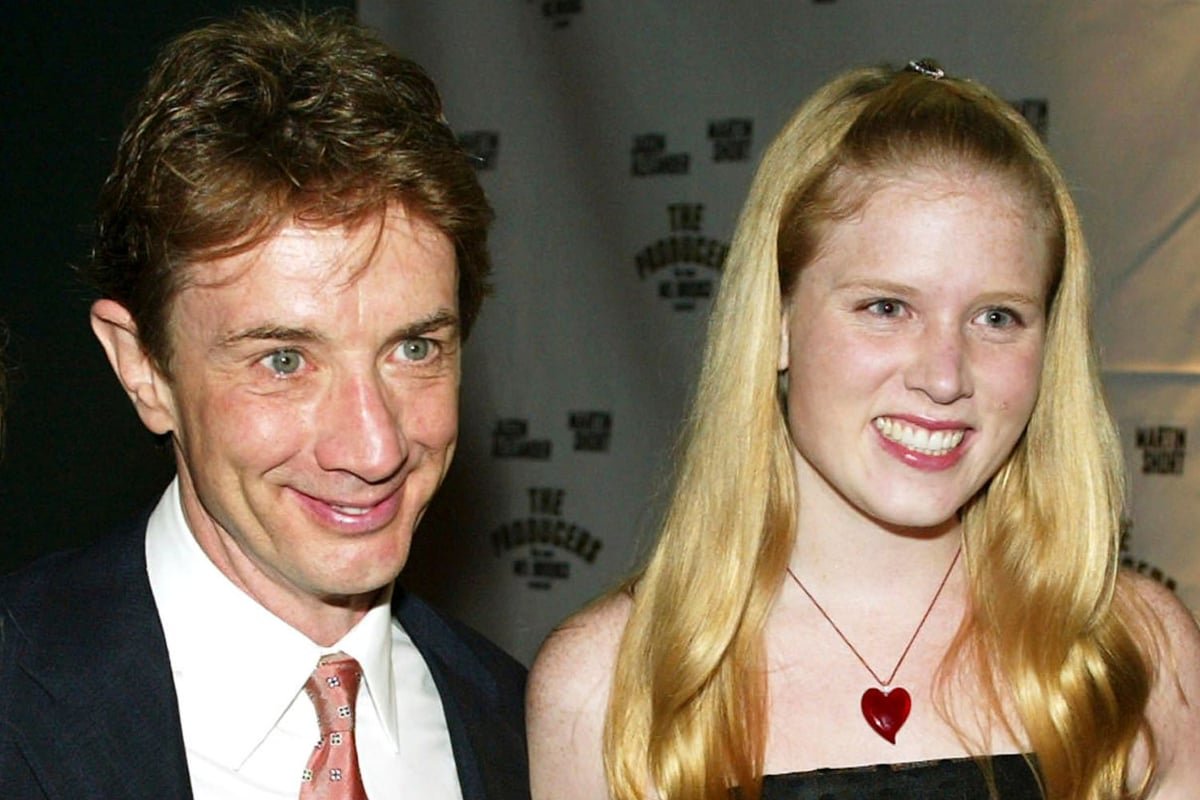 Martin Short and his daughter Katherine, a descriptive image of the father-daughter duo, highlighting the importance of mental health awareness and support, with a focus on the entertainment industry's response to the tragedy