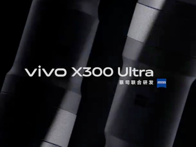 The Vivo X300 Ultra smartphone featuring a teleconverter camera accessory, with a natural colour landscape background, showcasing the device's photography capabilities in the UK
