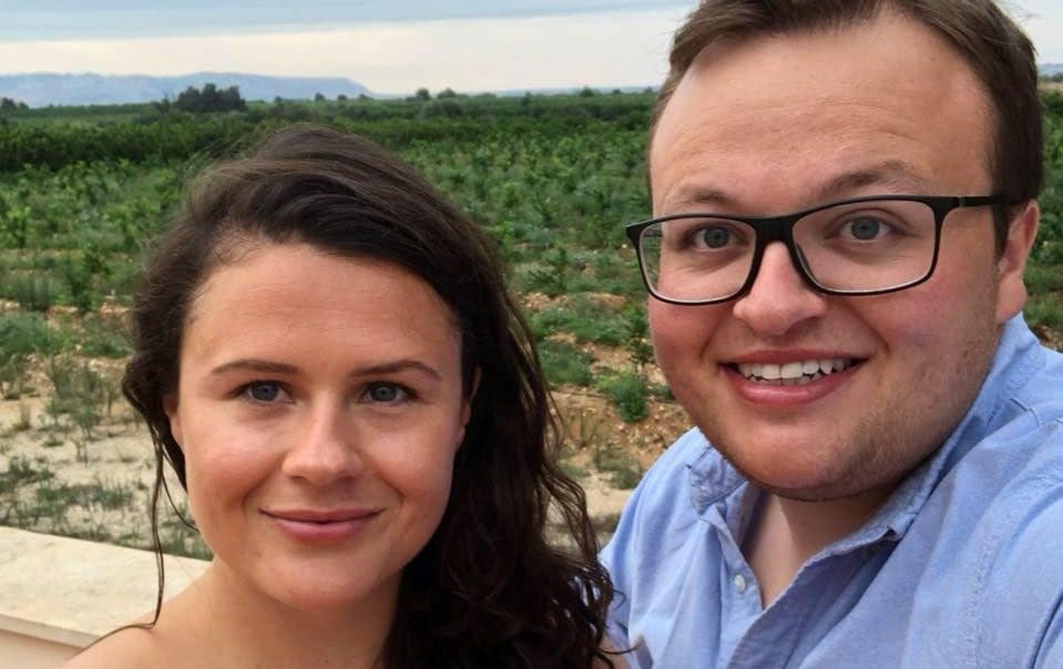 A photo of the UK Parliament building with a subtle hint of the Chinese flag in the background, symbolising the alleged spy links between the two nations, with a focus on the Labour MP's partner arrested for suspected China spy links