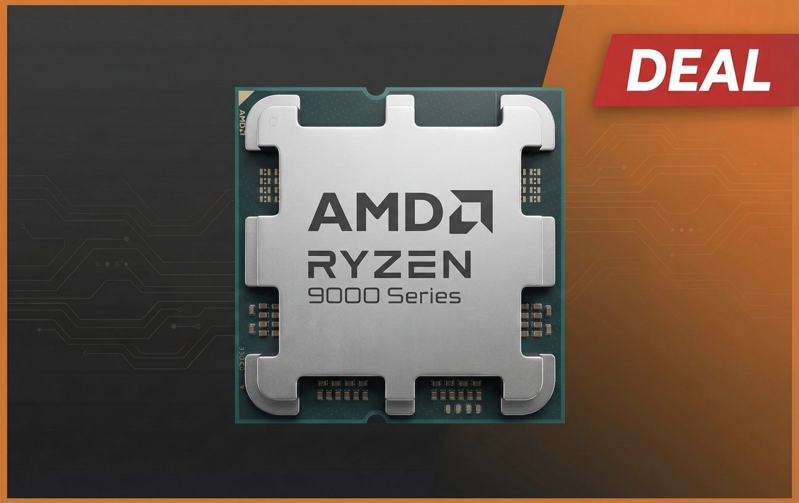 AMD Ryzen 9 9900X CPU box with a 25% discount tag, available at Amazon UK, featuring 12 cores and high clock speed, ideal for gaming and content creation