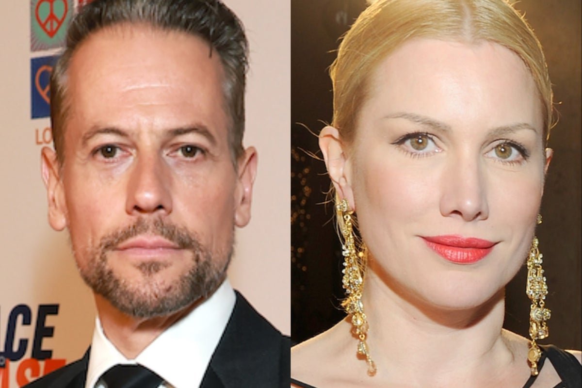 Ioan Gruffudd and Alice Evans in a promotional photo, with a caption discussing the restraining order and court case, highlighting the importance of protecting individuals from harassment and abuse in the entertainment industry, with a focus on the latest celebrity news and updates