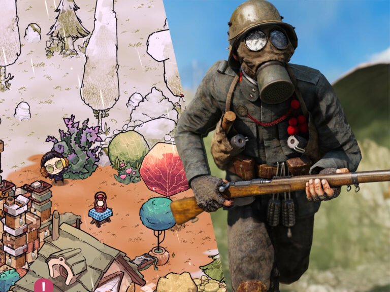 The Epic Games Store logo with a background image of a gamer playing on their PC, with a caption that reads 'Get ready for exciting free games in the UK'