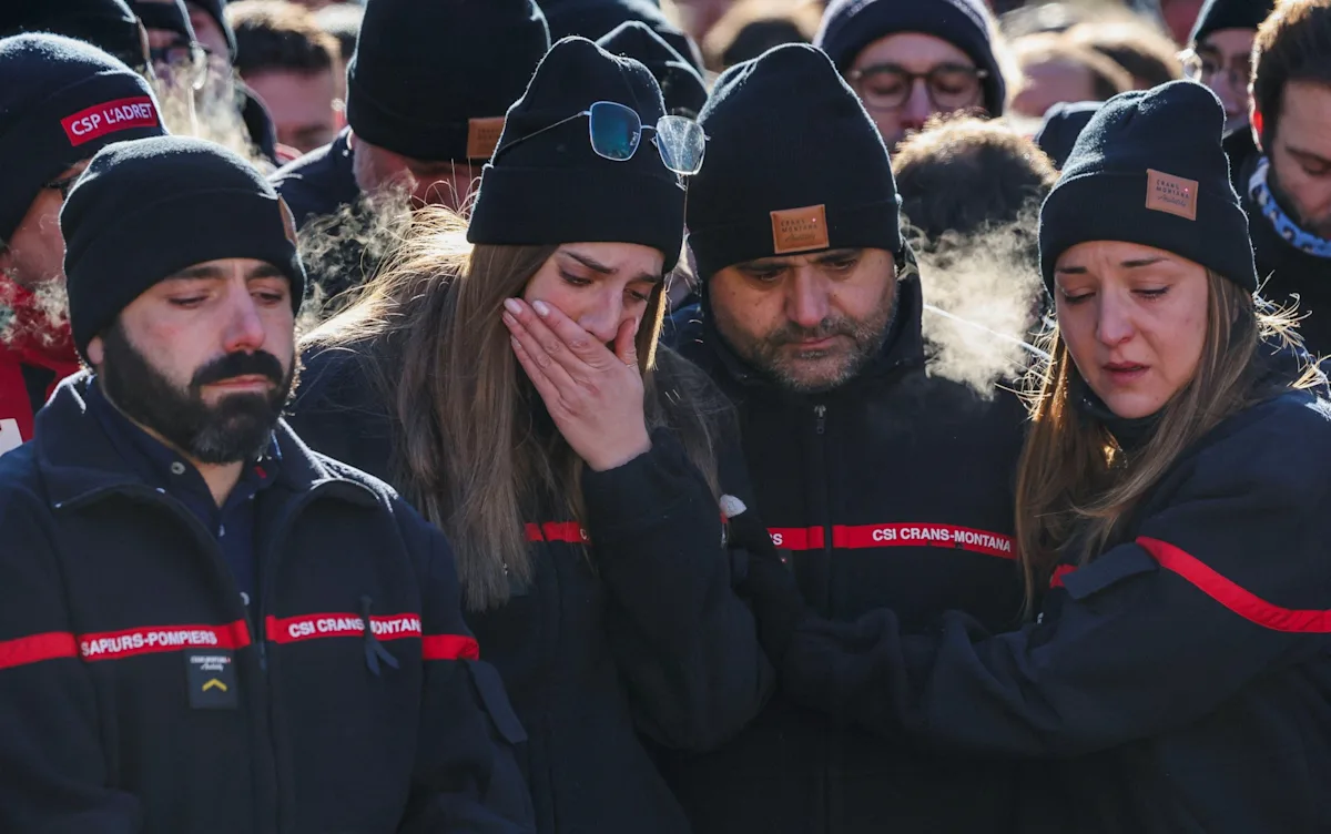 Swiss bar fire aftermath
