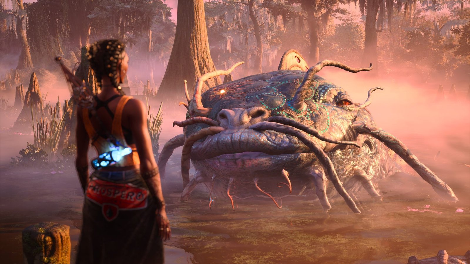 South of Midnight gameplay screenshot showing the game's colourful and immersive world, with a mix of action and adventure, set to arrive on PS5 and Nintendo Switch 2 in the UK this month