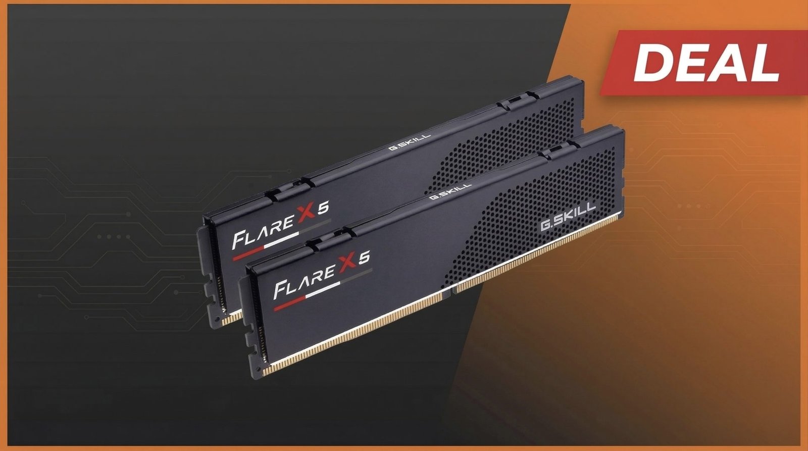 The G.SKILL Flare X5 DDR5-6000 CL30 16GB kit, a high-performance memory kit with 6000MHz frequency and CL30 latency, available in the UK
