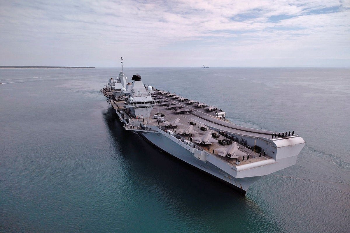 The UK's aircraft carrier, a symbol of military strength, sets sail for the Middle East, marking a significant development in the country's military strategy and commitment to regional security, with the primary keyword being aircraft carrier