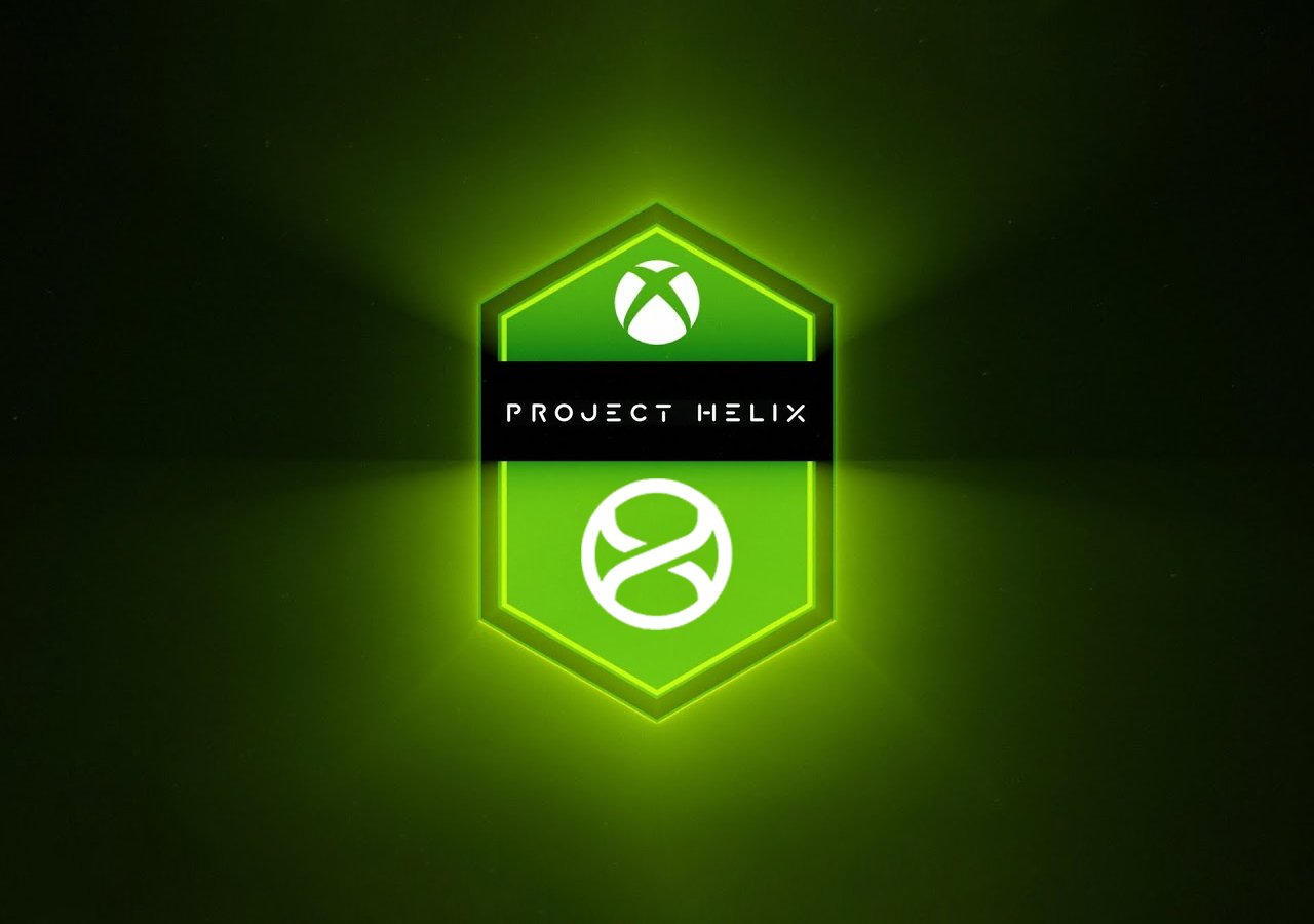 Microsoft's Xbox Project Helix logo, representing the company's new gaming strategy in the UK, with a focus on cloud gaming and game streaming services, and a potential impact on the UK gaming industry, including the behaviour of gamers and the colour and quality of games