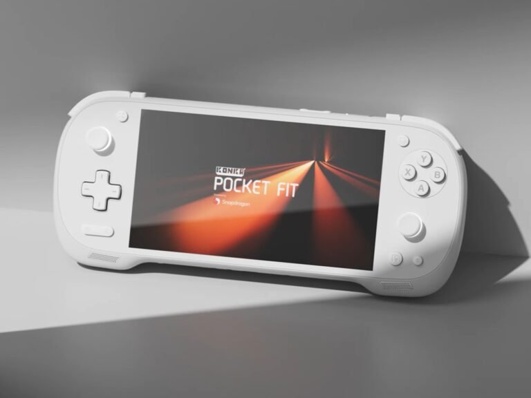 The Ayaneo Konkr Pocket Fit Elite handheld device, featuring a colour touchscreen display and sleek design, is set to revolutionise the gaming industry in the UK with its cutting-edge technology and seamless gaming experiences, powered by the Snapdragon 8 Elite