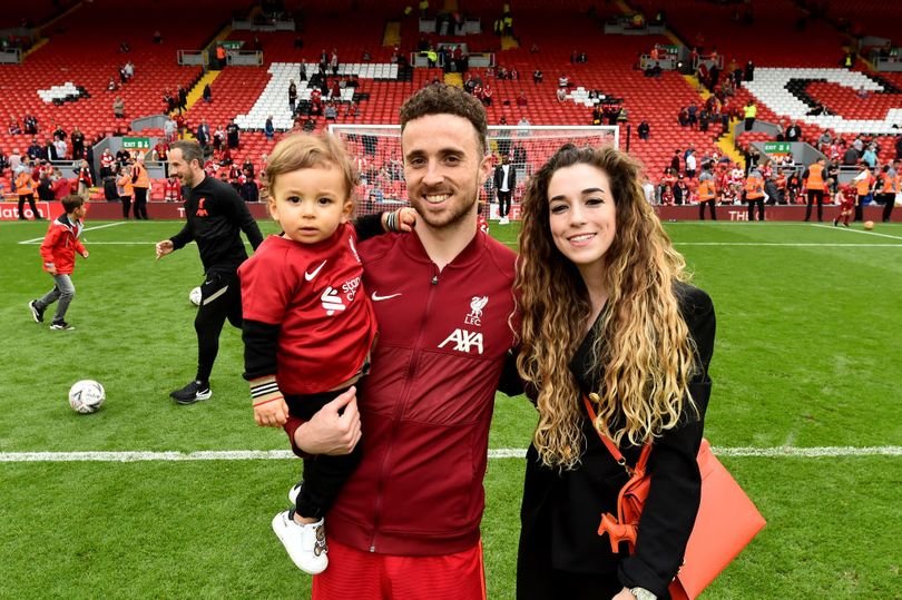 Diogo Jota's sons at Anfield tribute
