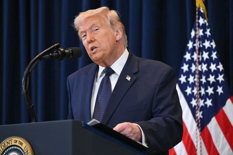 President Trump speaking at a rally, with a crowd of supporters in the background, the US flag waving high, as the debate over voting rights and citizenship continues to dominate the headlines, with the President's stance on proof of citizenship causing controversy