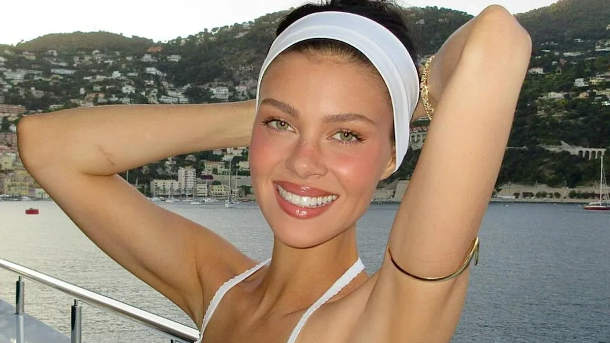 Nicola Peltz in strapless bikini