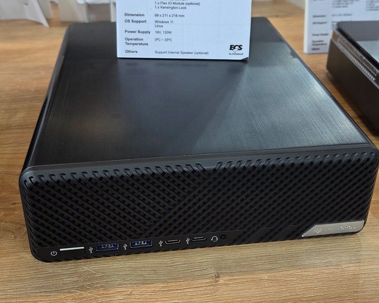 The ECS Liva P300 mini PC, featuring Intel Core Ultra 400 and DDR5-8000 RAM, is a compact and powerful computing solution for UK homes and offices, with a multitude of ports and low-profile dGPU support, ideal for gaming, content creation, and professional use, showcasing the latest in UK mini PC technology