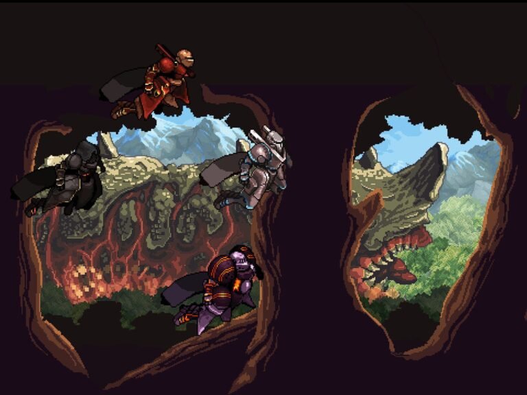 Chained Echoes featured image, a captivating RPG with 16-bit graphics and a gripping storyline, available on Steam with a 60% discount, perfect for UK gamers looking for a new adventure