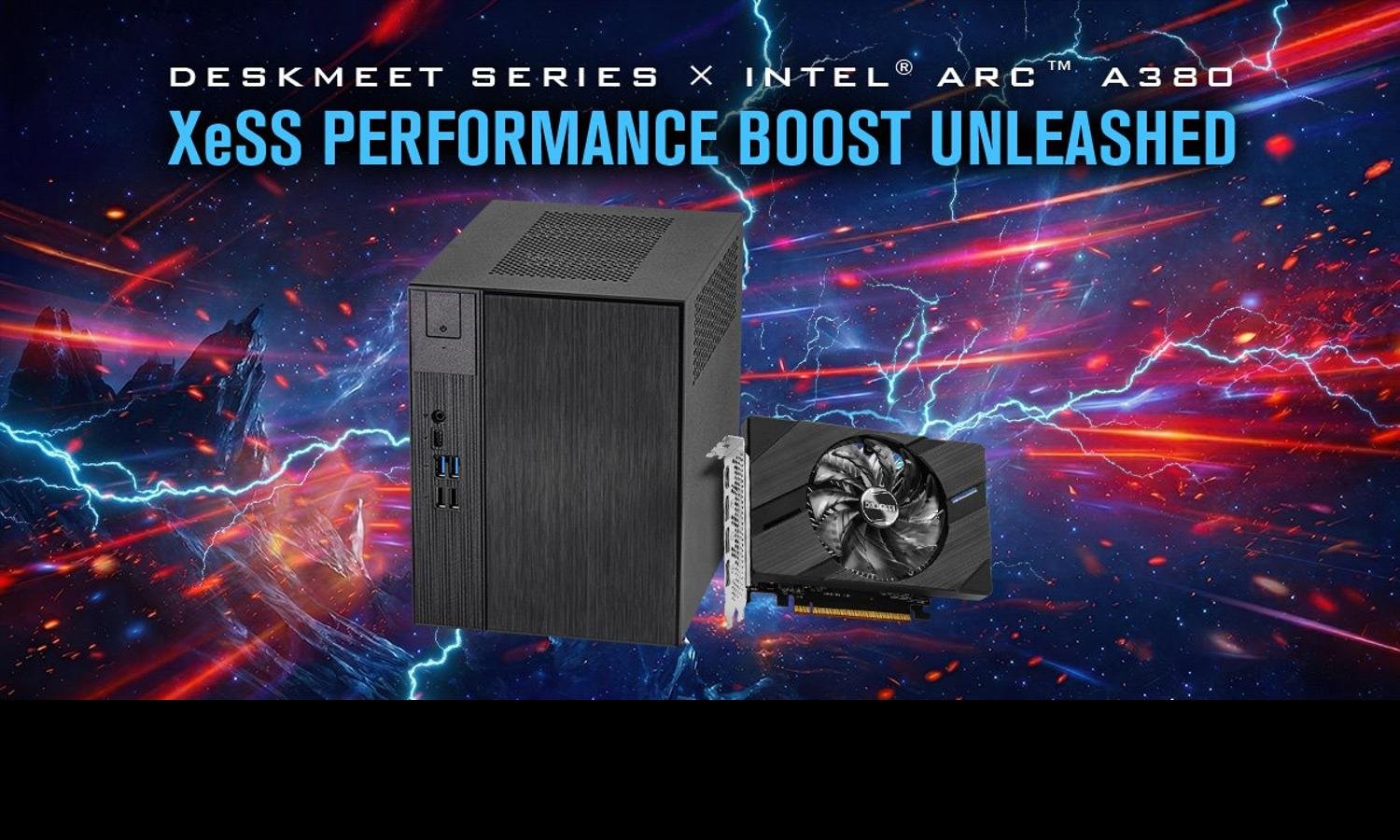 ASRock DeskMeet Series and Intel Arc A380 for budget gaming in the UK, featuring a powerful GPU and affordable pricing, perfect for 1080p gaming