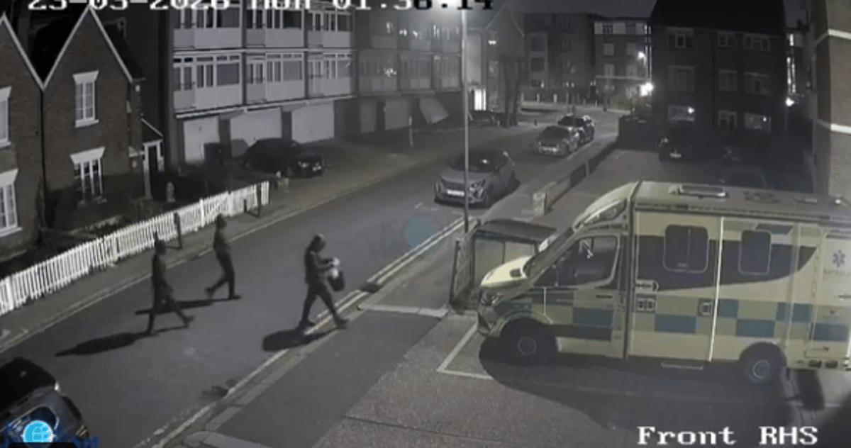 Arsonists setting Jewish ambulances on fire, with flames engulfing the vehicles, in a shocking and disturbing incident, highlighting the need for greater understanding and tolerance in our communities, with a focus on community relations and social cohesion