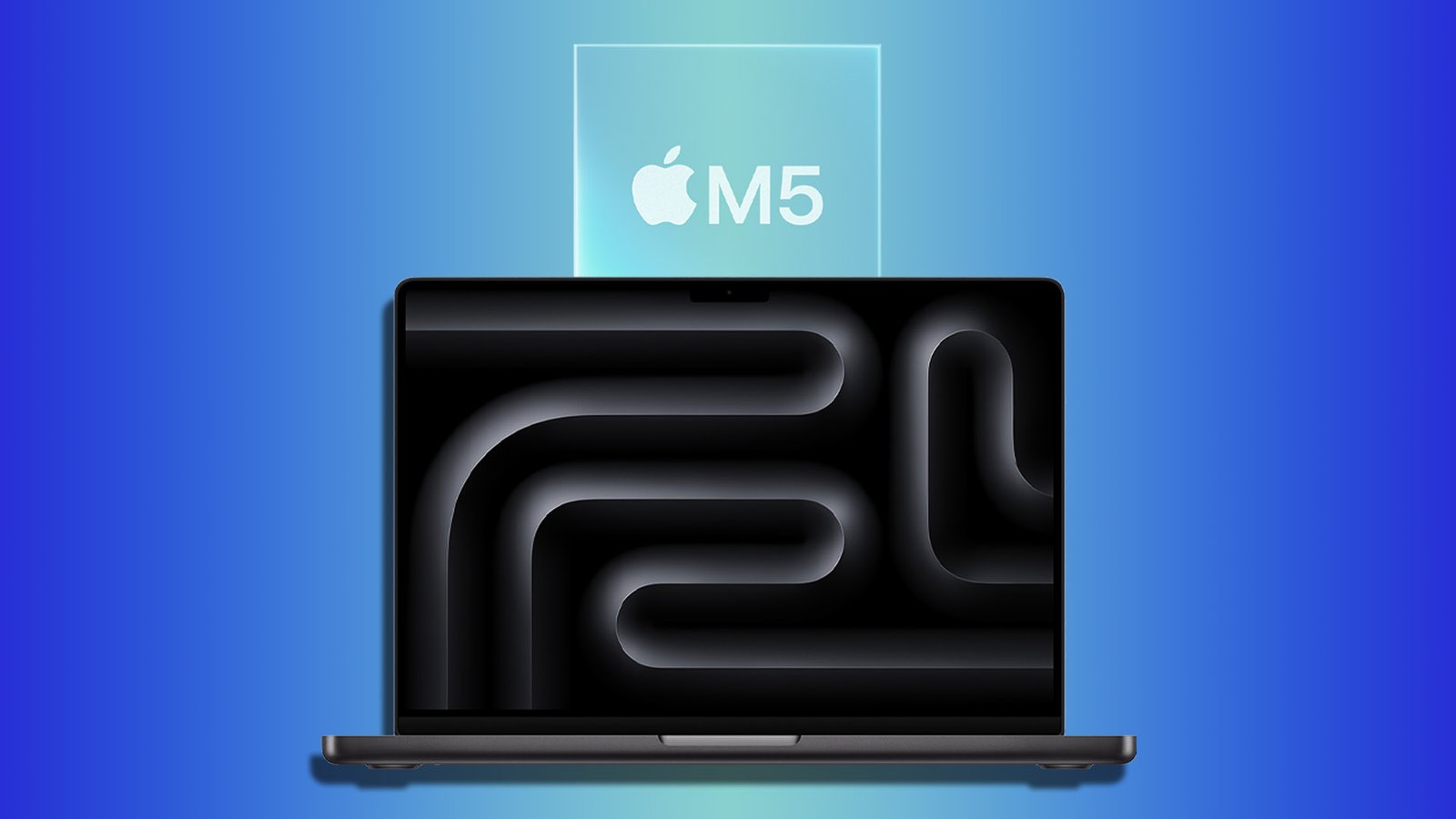 Featured image of the 14-inch M5 MacBook Pro with a stunning display, showcasing its sleek design and exceptional performance, available with a £200 discount on Amazon UK