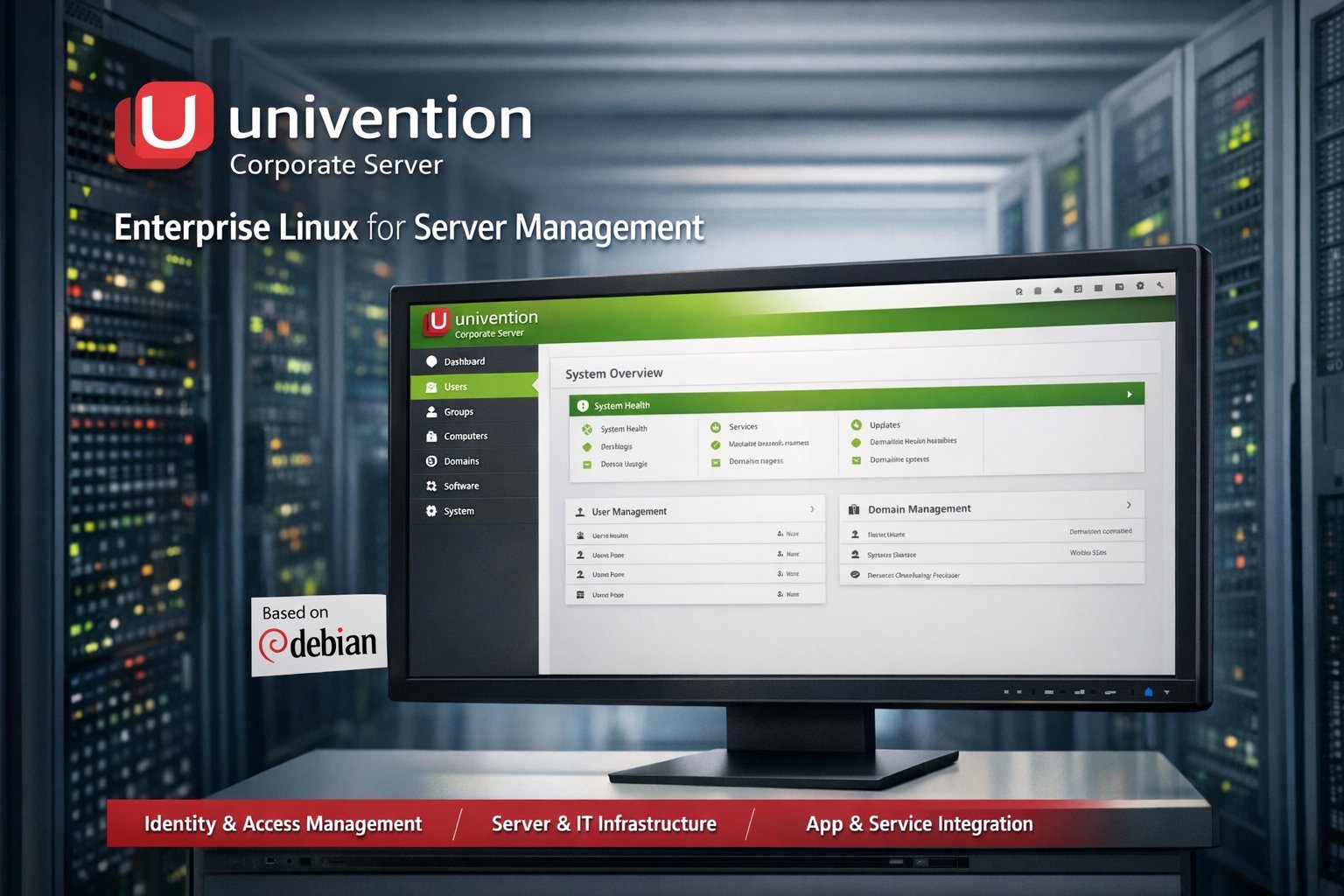 Univention Corporate Server 5.2-5 screenshot showcasing the restore option for deleted user accounts, a vital feature for UK businesses and server management professionals, with a colourful and intuitive interface