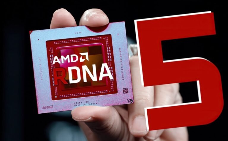 AMD's RDNA 5 graphics processing unit, featuring a complex network of transistors and circuits, designed to improve GPU performance and colour accuracy in the UK market, with a focus on instruction-level optimization and dual issue VALU