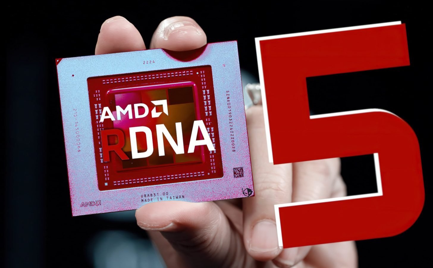 AMD's RDNA 5 graphics processing unit, featuring a complex network of transistors and circuits, designed to improve GPU performance and colour accuracy in the UK market, with a focus on instruction-level optimization and dual issue VALU