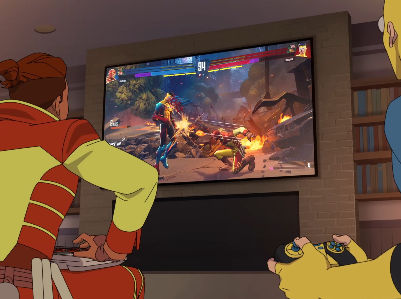 Invincible VS console-exclusive open beta featured image, showing a fighter in action, with a UK gaming twist, highlighting the game's unique mechanics and stunning visuals, set to revolutionise the UK fighting games scene
