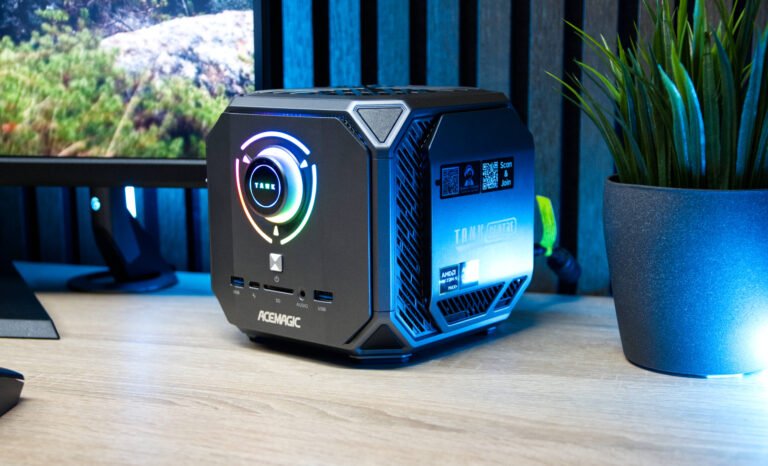 The Acemagic M1A Pro+ mini PC, featuring 128 GB of RAM and the powerful AMD Ryzen AI Max+ 395 processor, is a compact and energy-efficient device designed to meet the needs of users in the UK who require high-performance capabilities without the high cost of traditional self-configured systems. With its sleek and modern design, this mini PC is perfect for a variety of applications, from home use to professional environments, making it a versatile addition to any setup. The device's generous RAM and powerful processor make it an excellent choice for multitasking and demanding tasks, offering a seamless user experience that's free from lag and glitches.