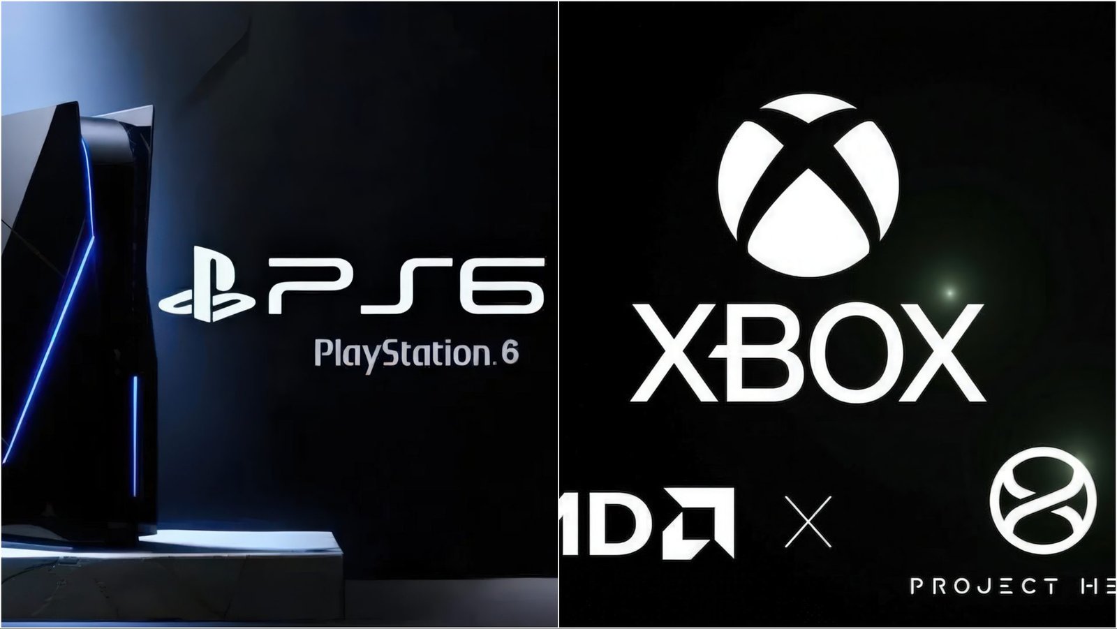 A descriptive image of the PS6 and Xbox Next consoles, showcasing their sleek designs and impressive specs, with a focus on the primary keyword, PS6